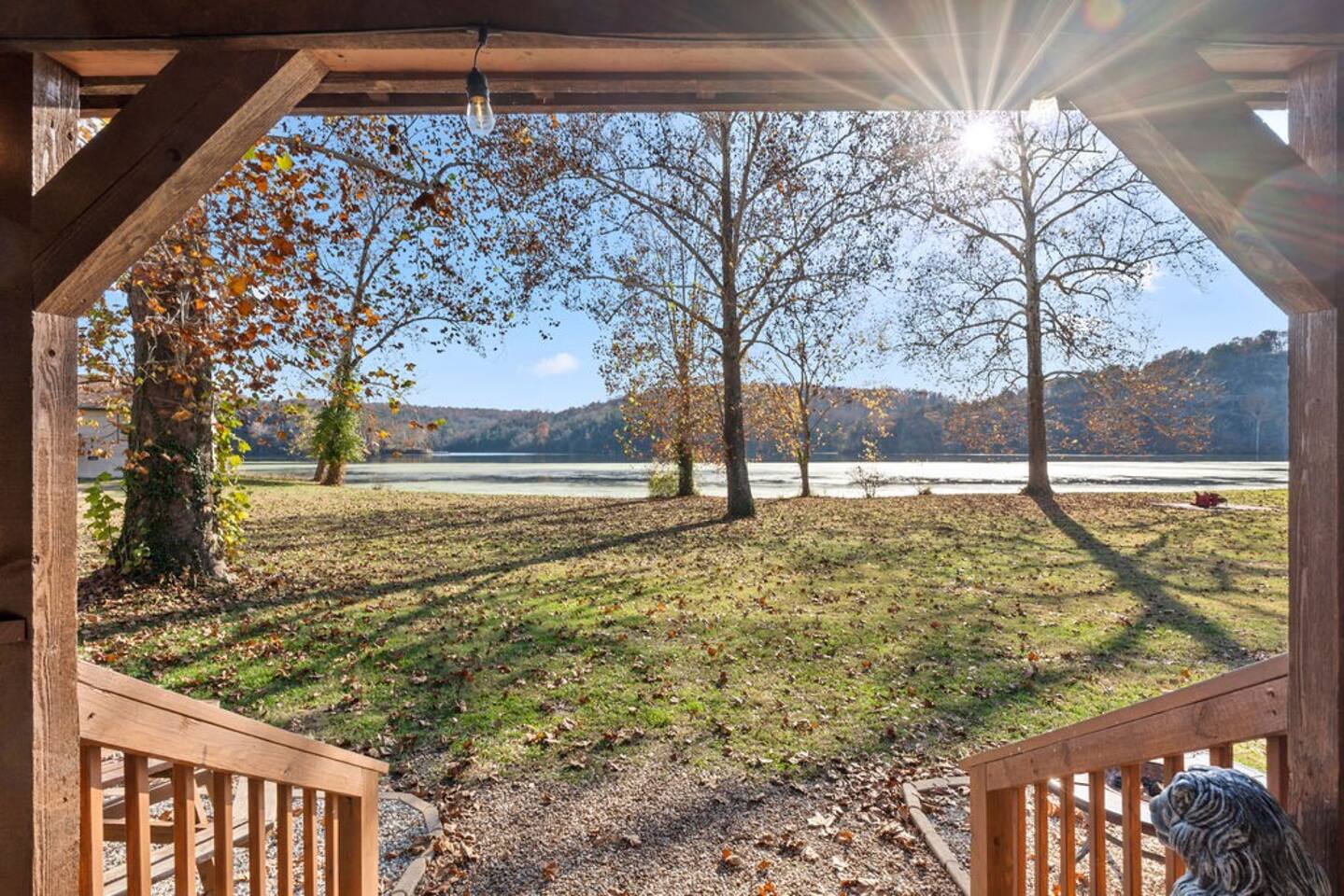 Soak in the view from the deck.