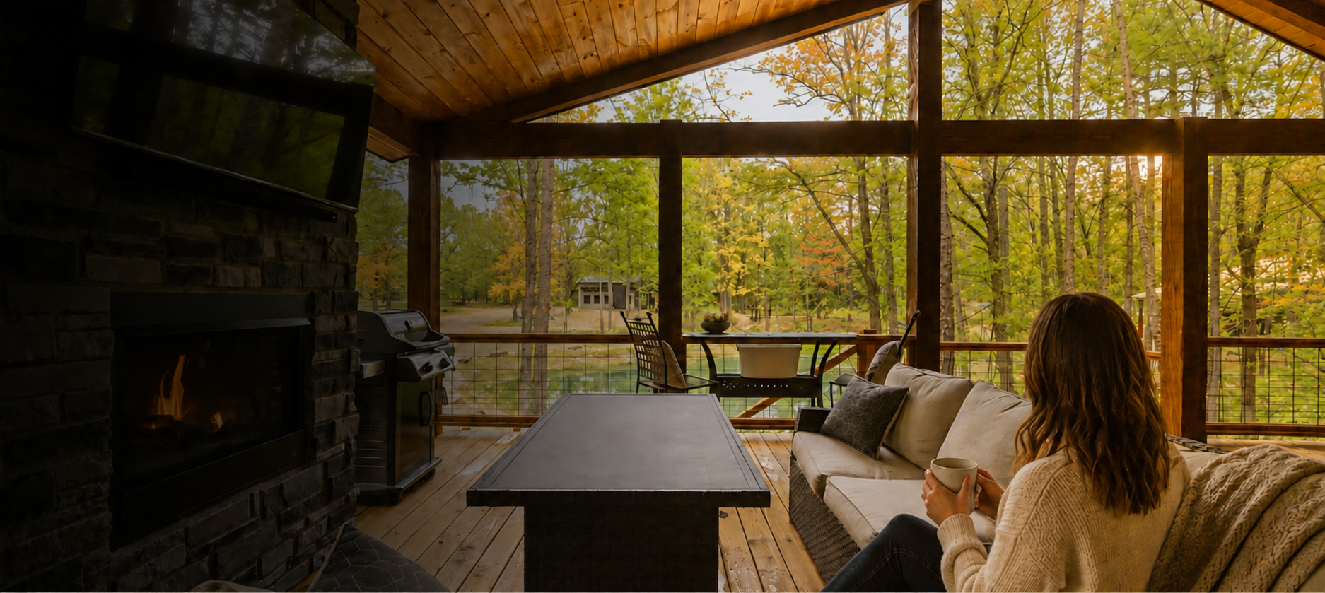 Relax and reconnect at Lover’s Pond in Broken Bow, Oklahoma.
