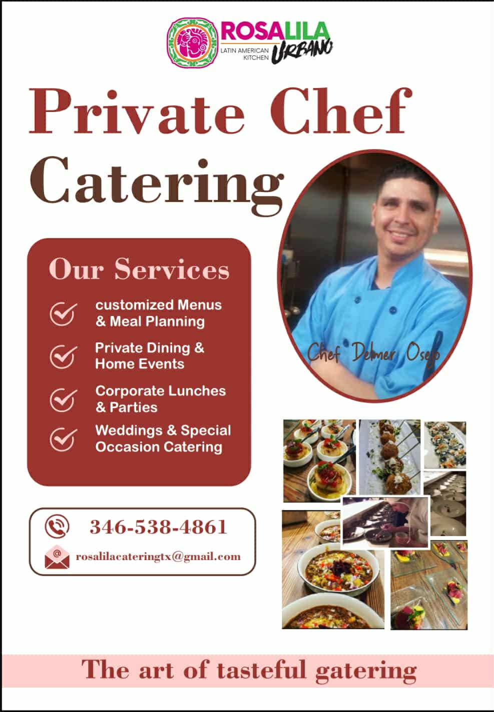 ✨ Elevate Your Stay With a Private Chef Experience ✨  Hosting a special celebration, girls’ getaway, or relaxing family retreat at our lakefront rental? Treat yourself to an unforgettable dining experience with Chef Delmer Osejo of Rosalia Catering.