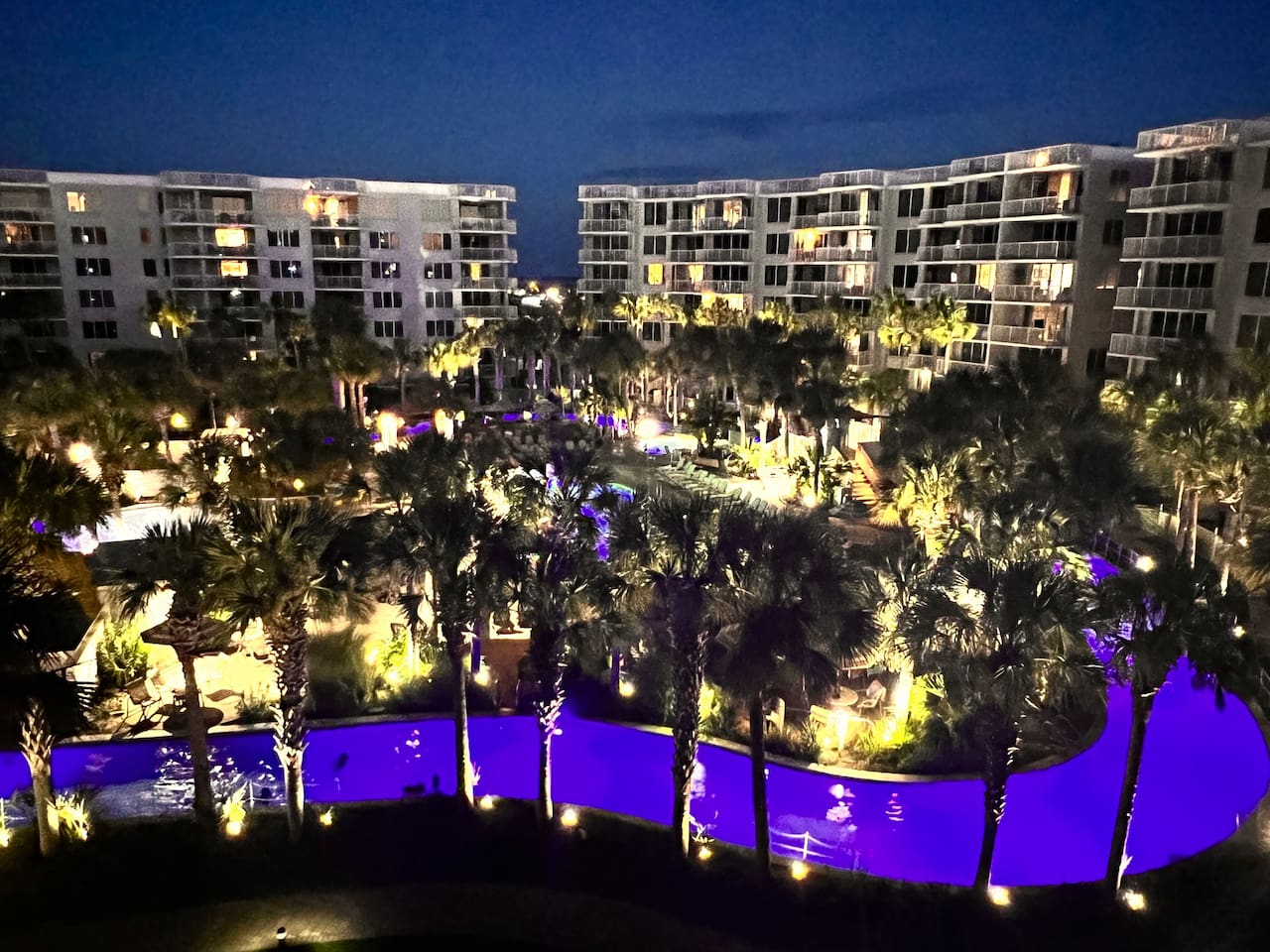 Balcony night view