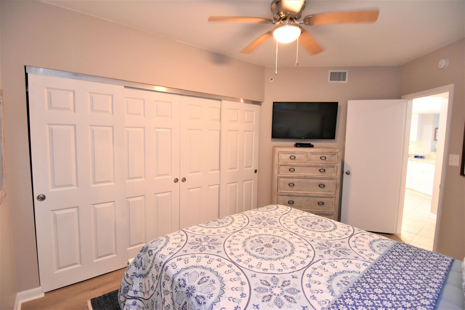 Queen Bedroom from Window