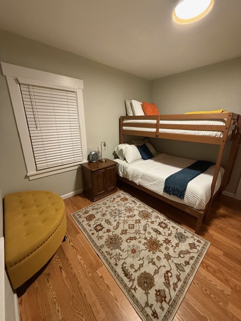 Twin over Full Bunkbeds with memory foam mattresses