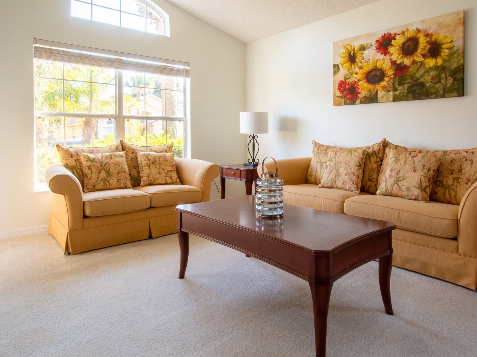 The front entryway welcomes you home.
