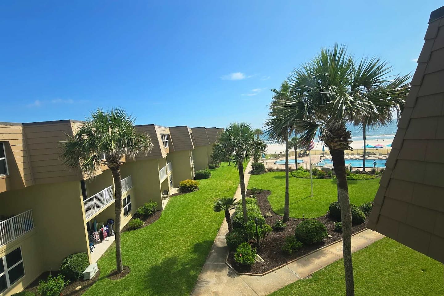 our view from the balcony, and bedroom 