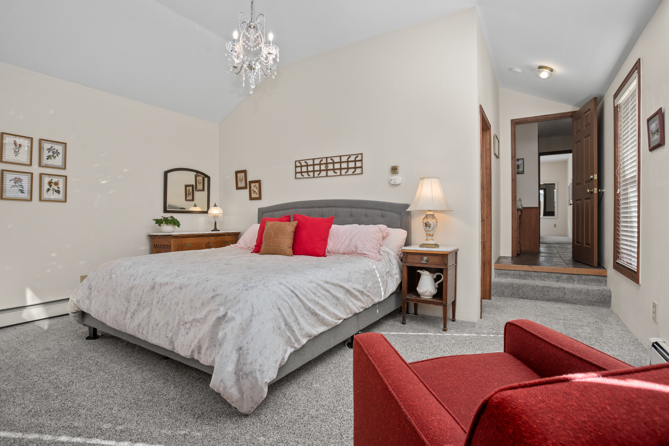Ground Level - Bedroom 1 - King Bed