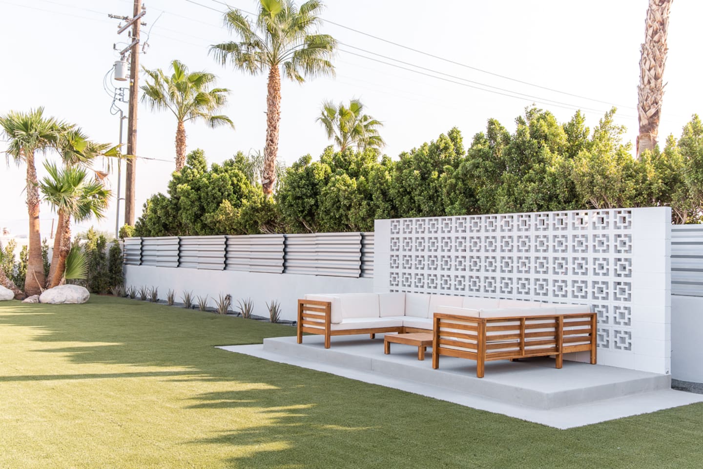 Outdoor Conversation Area