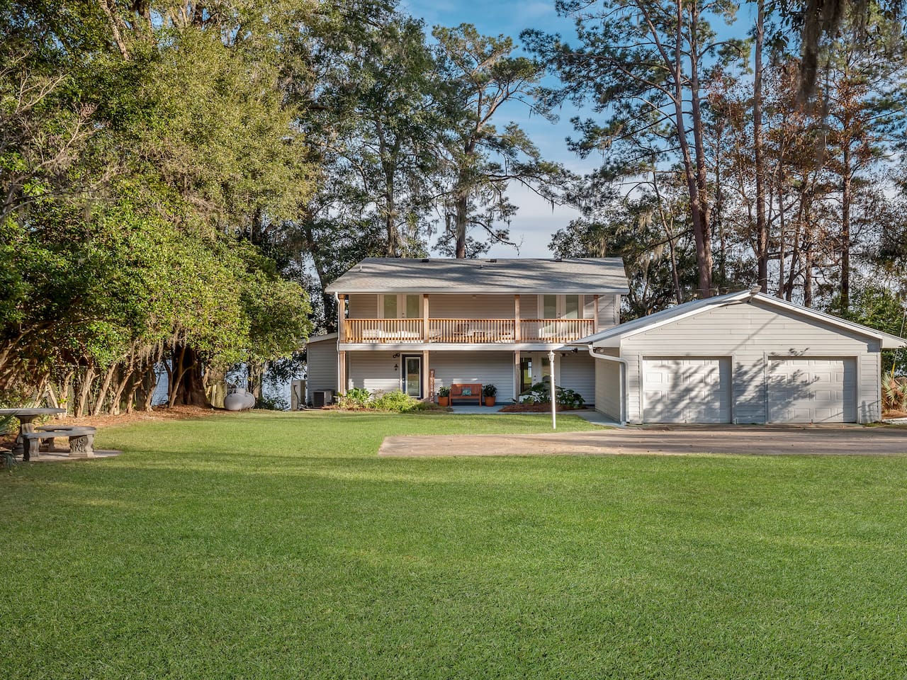Large front yard