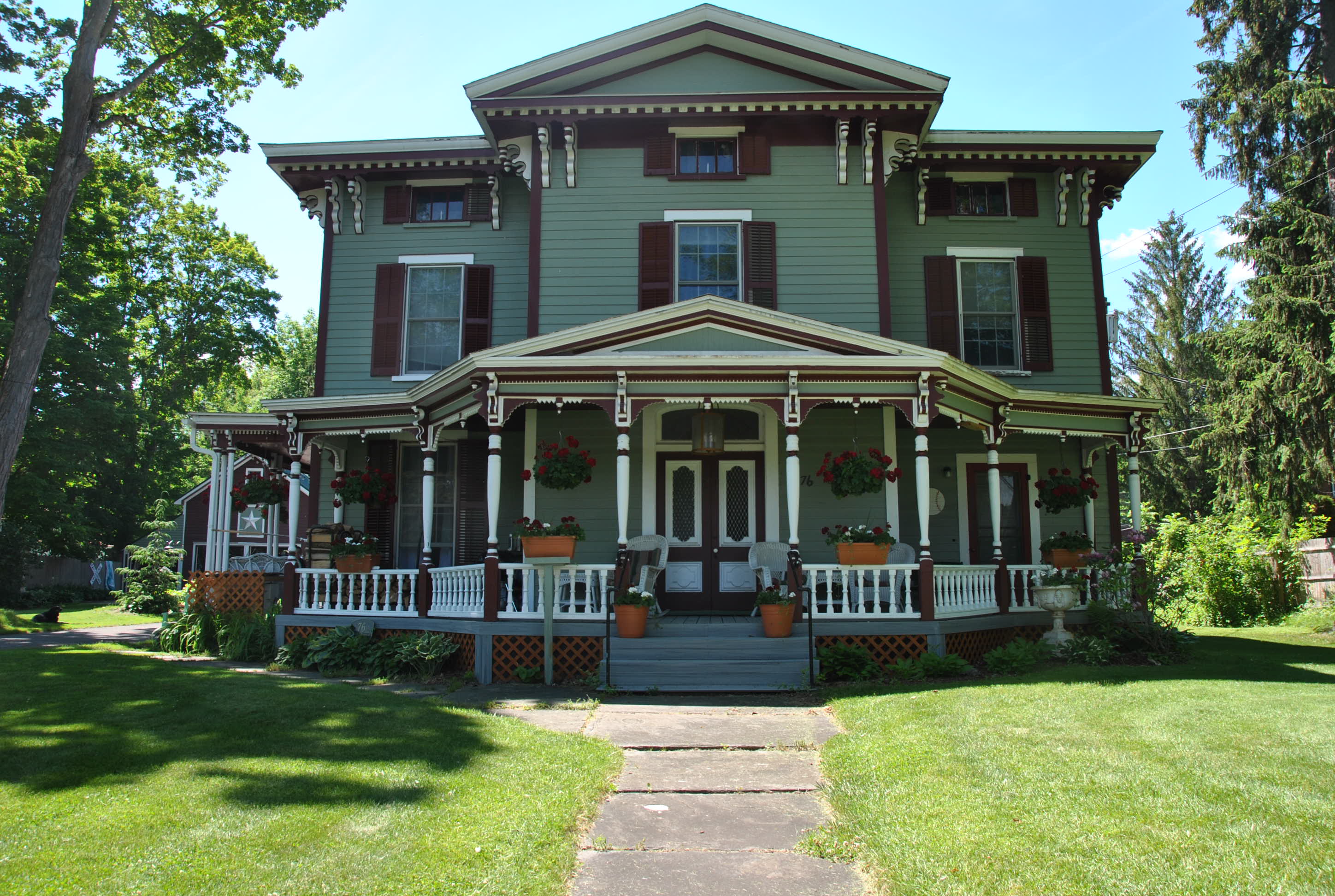 Classic Victorian exterior!