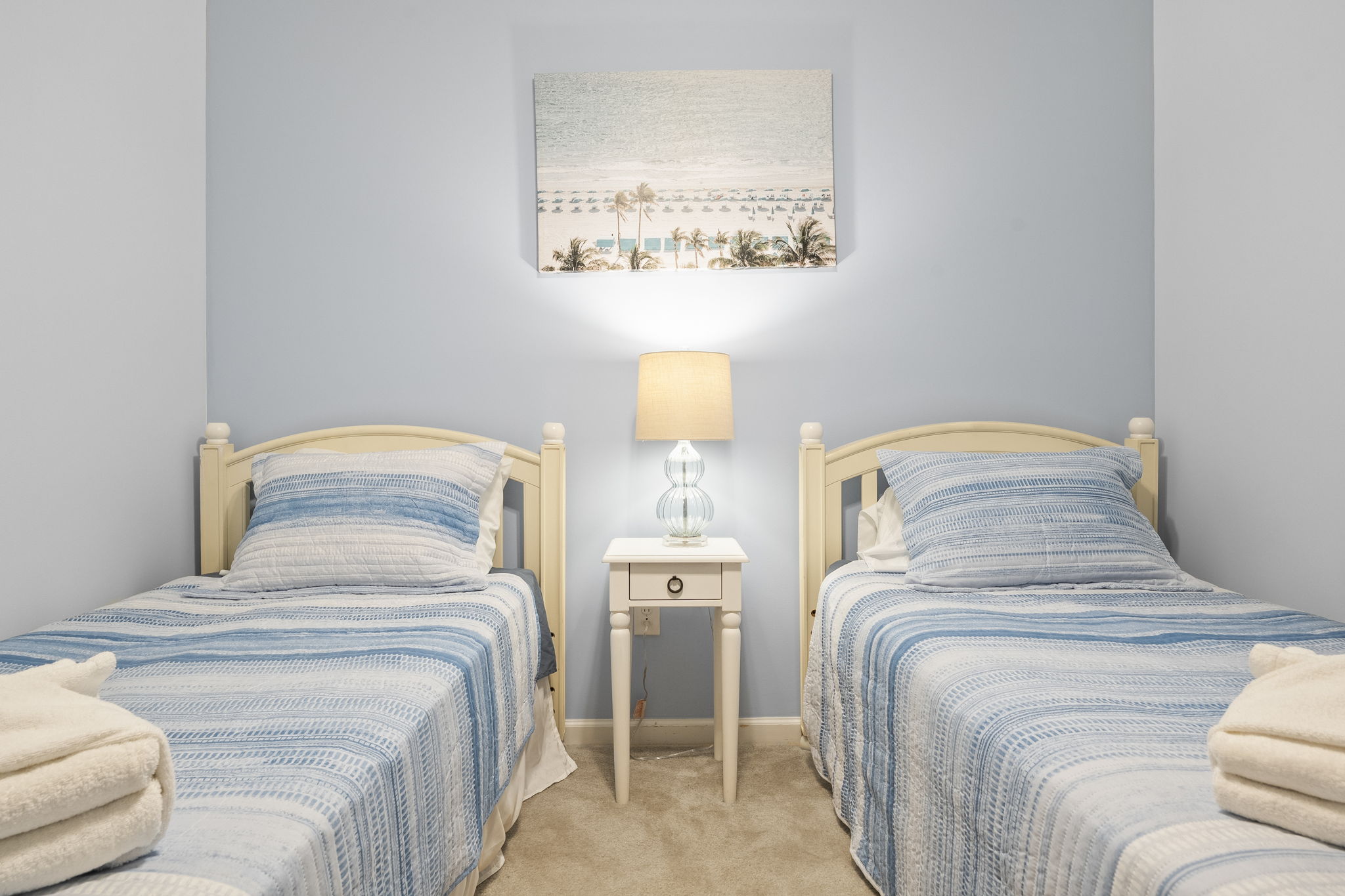 Guest Bedroom with two twin beds