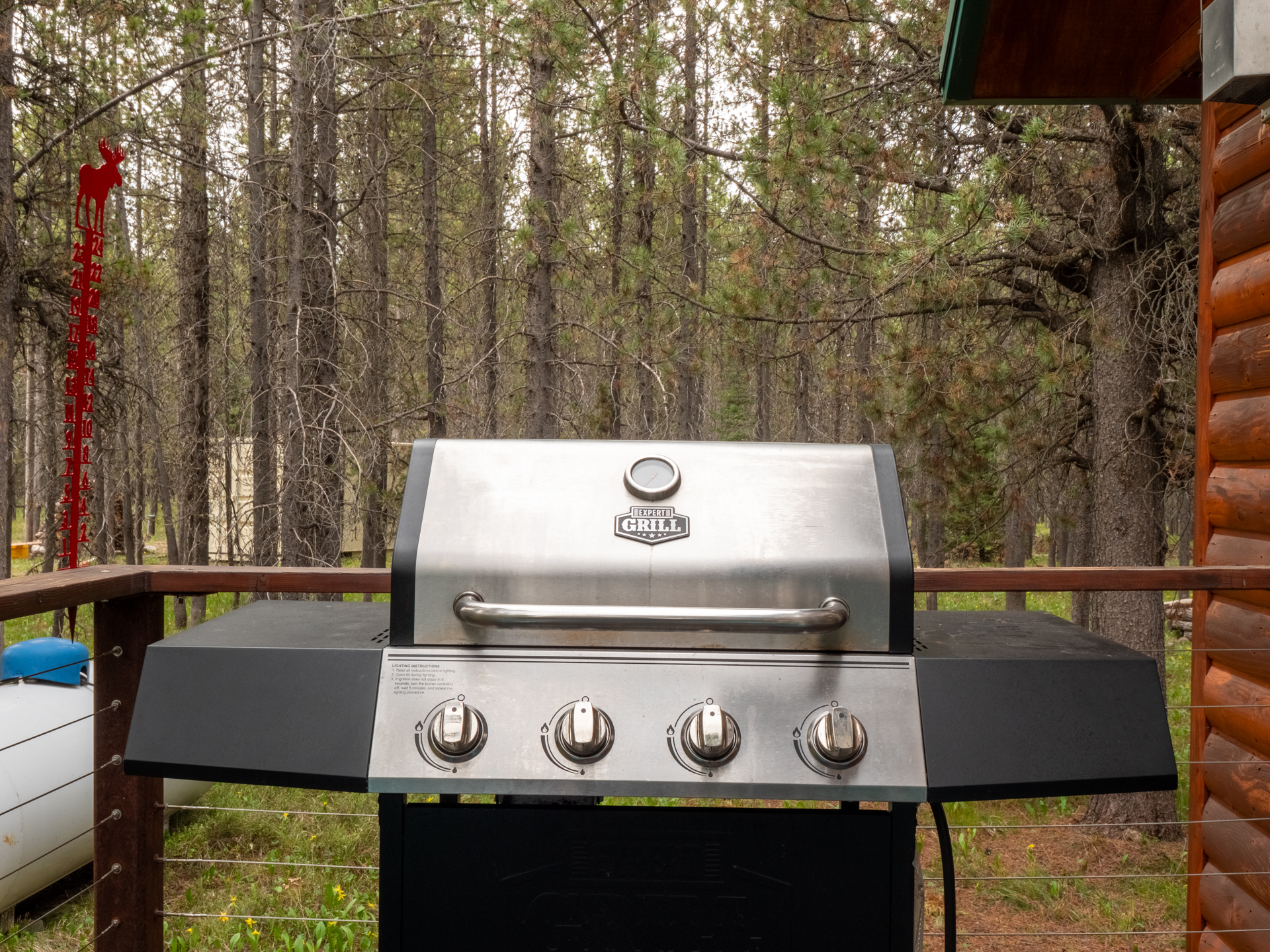 Grilling as you please on Front Deck