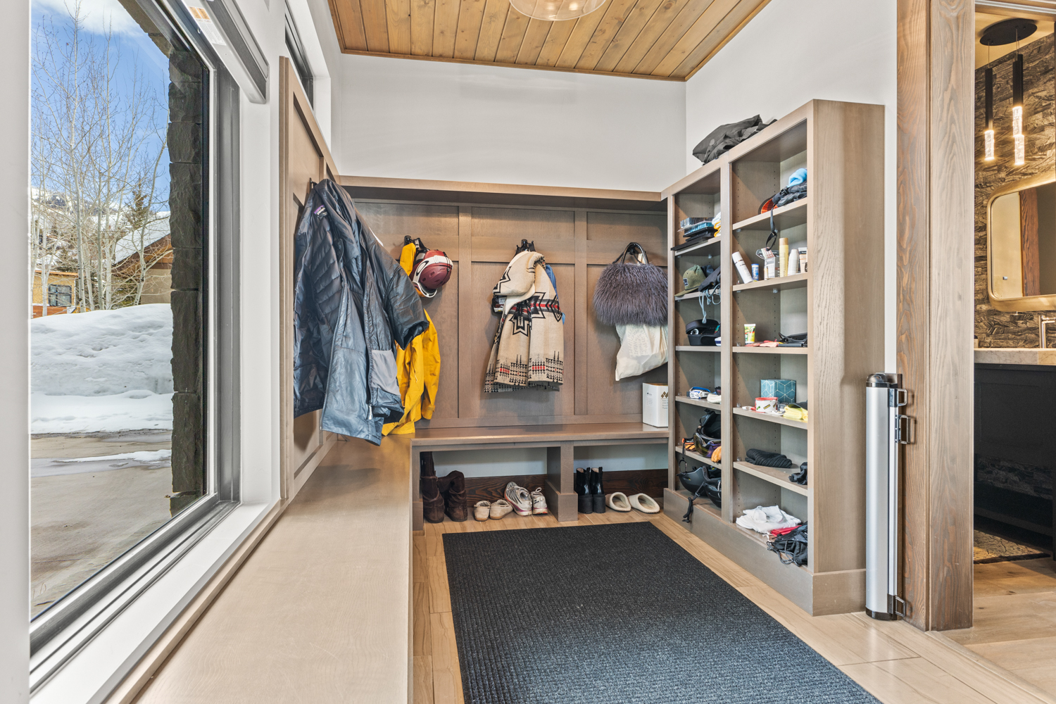 Entryway Gear Storage