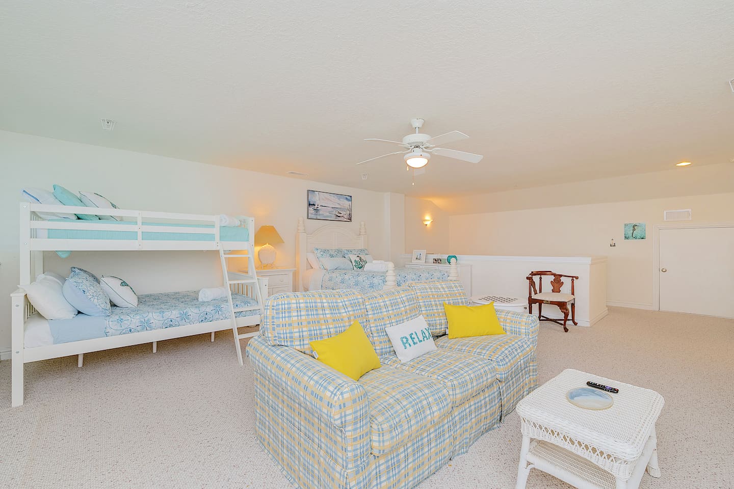 Bedroom #4 ~Queen Bed and twin over full bed bunkbed