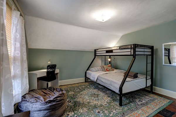 Second Bedroom, Queen/Twin Bunk