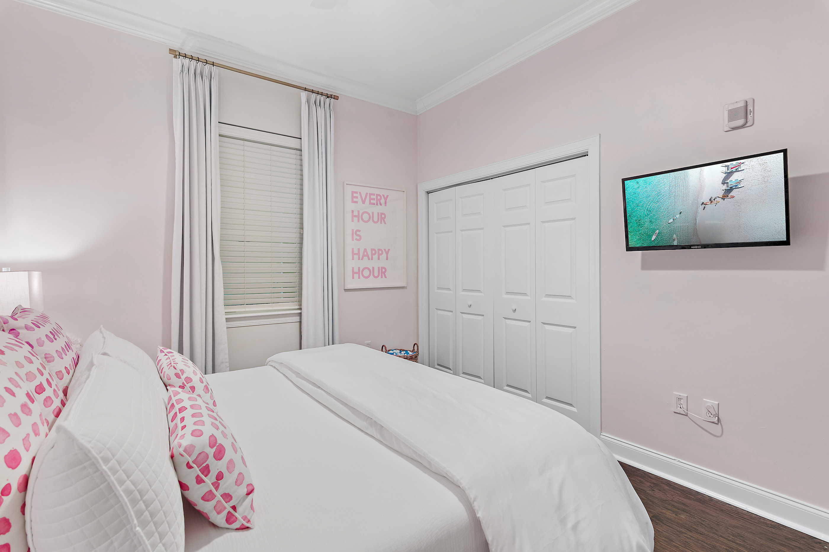 Master Bedroom Large Closet + Smart TV