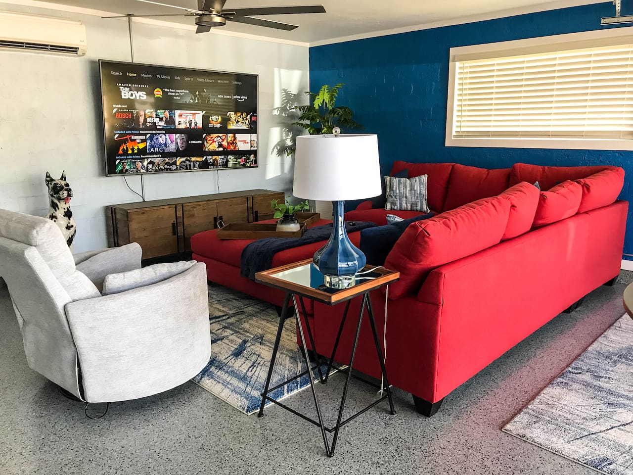 Comfortable, fun and exciting. A Wolf Den retreat.