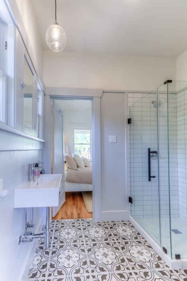 New tile floor