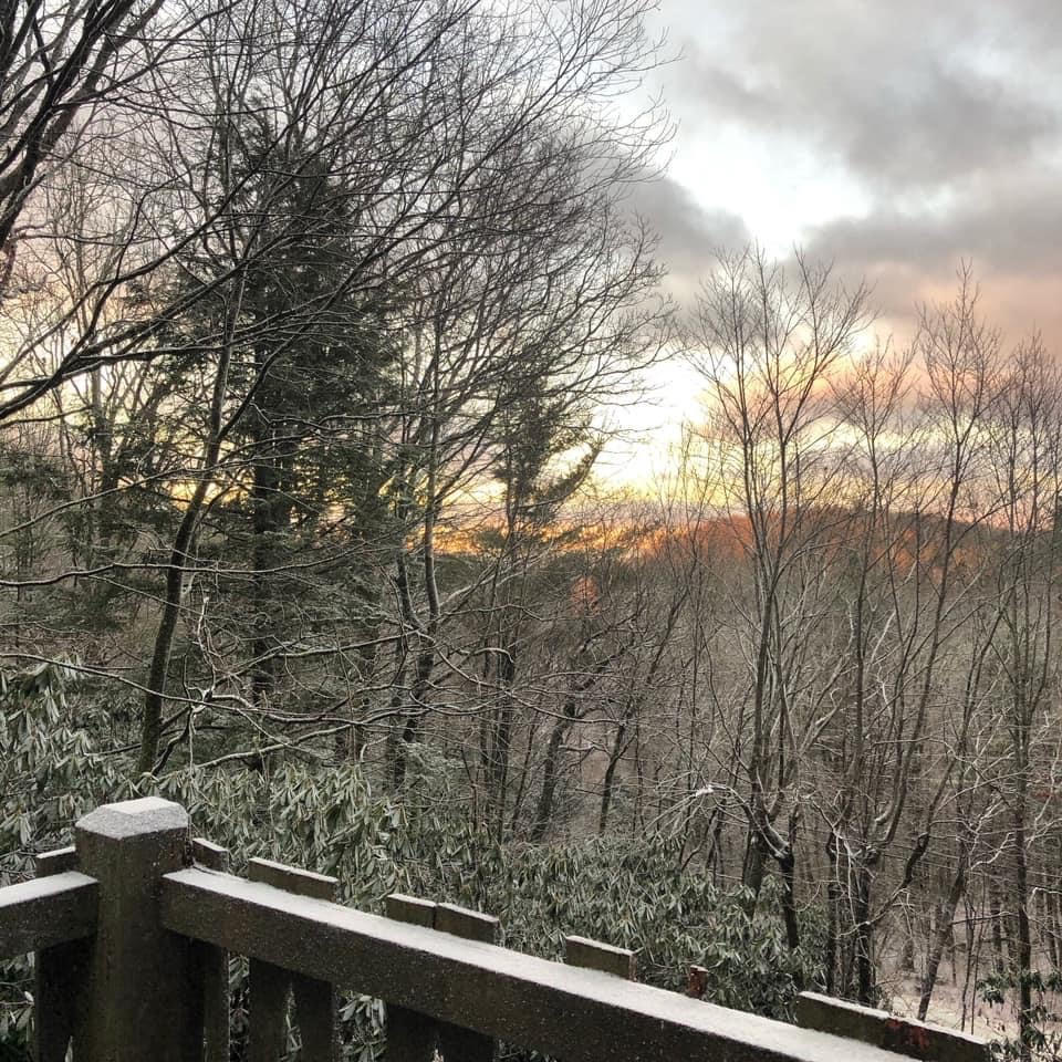 Winter views from back deck 