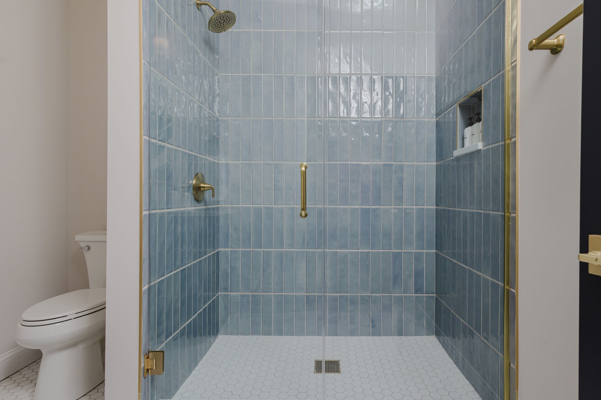 Walk in shower, Public Goods amenities
