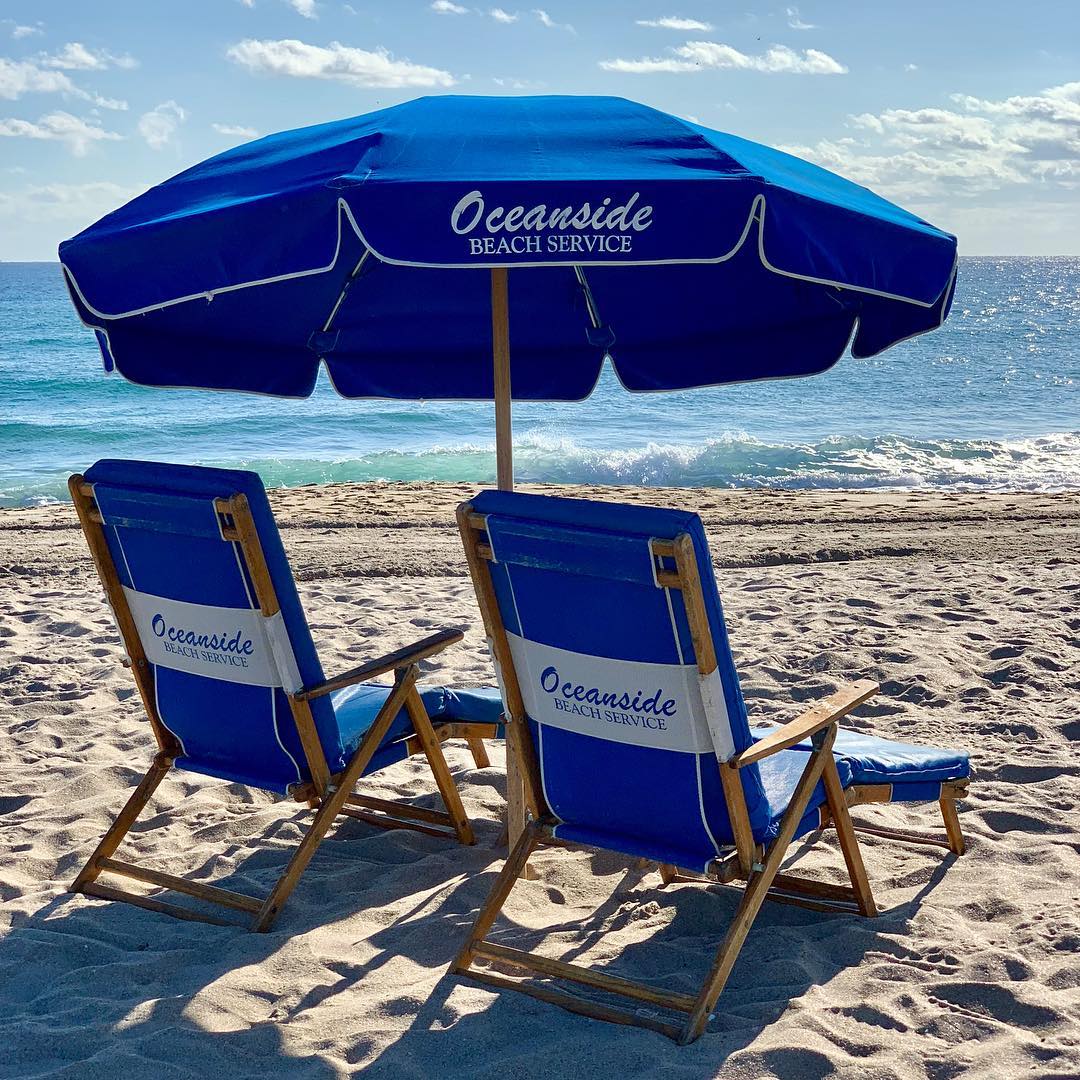 OBS is just a 9-minute walk away. Seating for 2 with umbrella/cabana starts at $60/day!