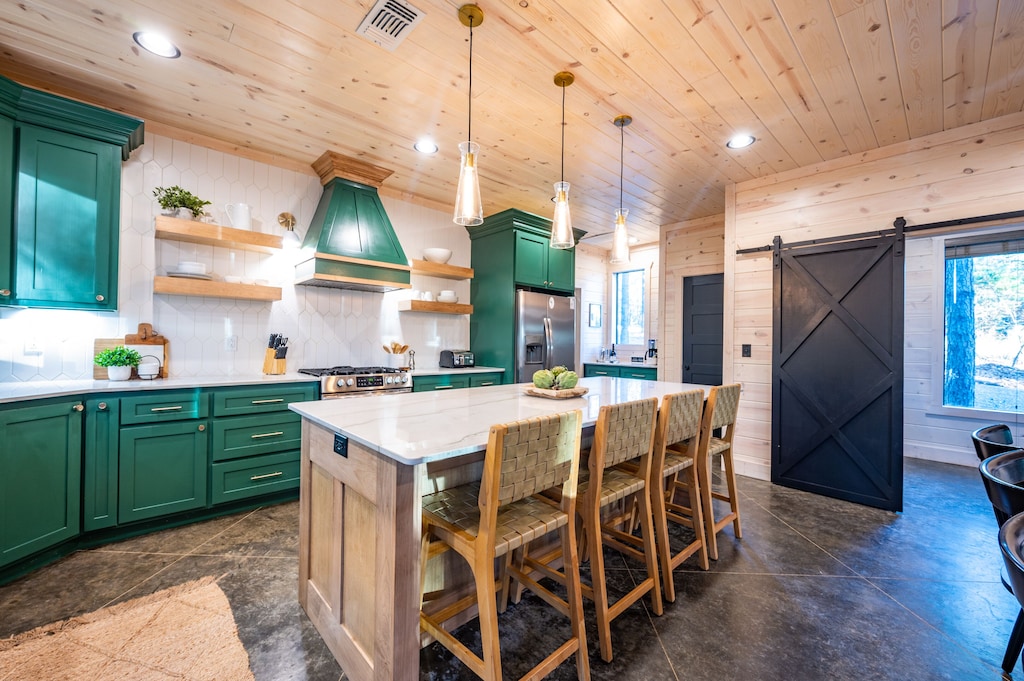 Room to Gather in Our Well-Appointed Kitchen with Large Island