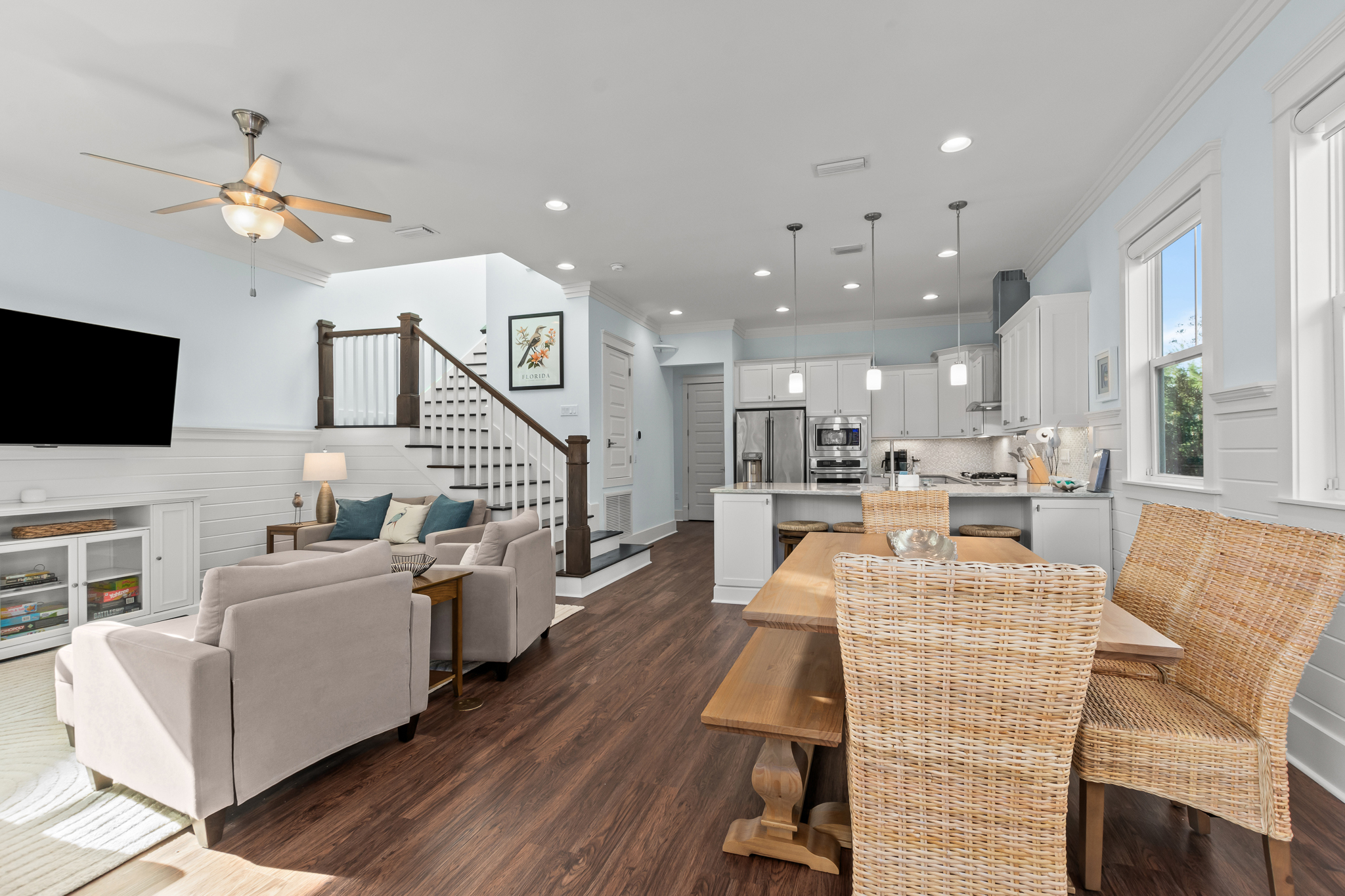 Gather 'round for moments in a space that feels like home.