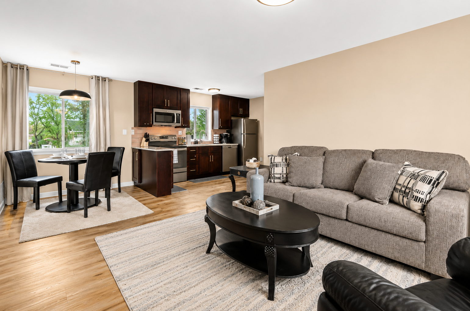 Relax and unwind in our spacious and comfortable living area.