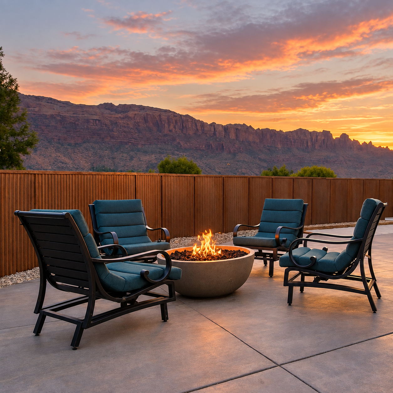 Outdoor firepit