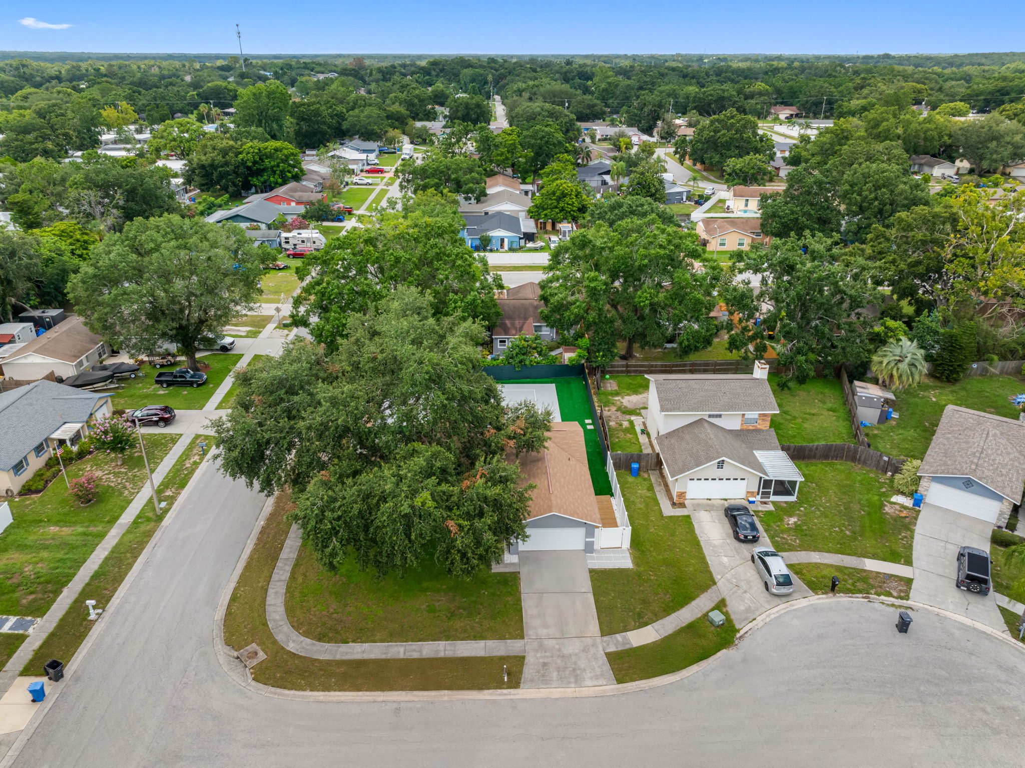 Aerial View of the Neighborhood