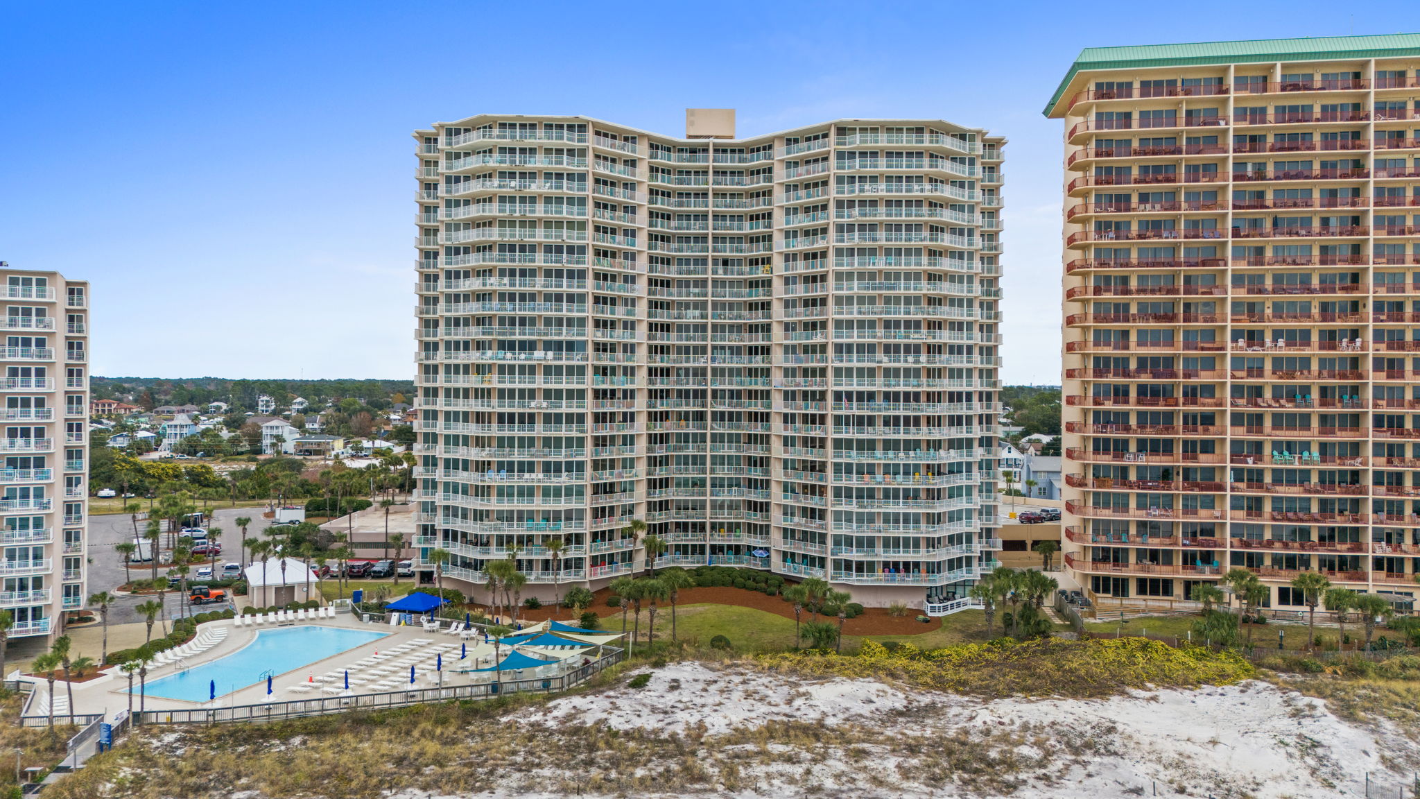 Dunes of Panama Complex View from the Beach