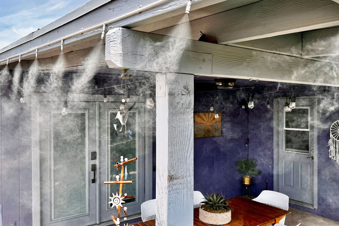 Commerical Misting System to keep cool in the Summer heat!