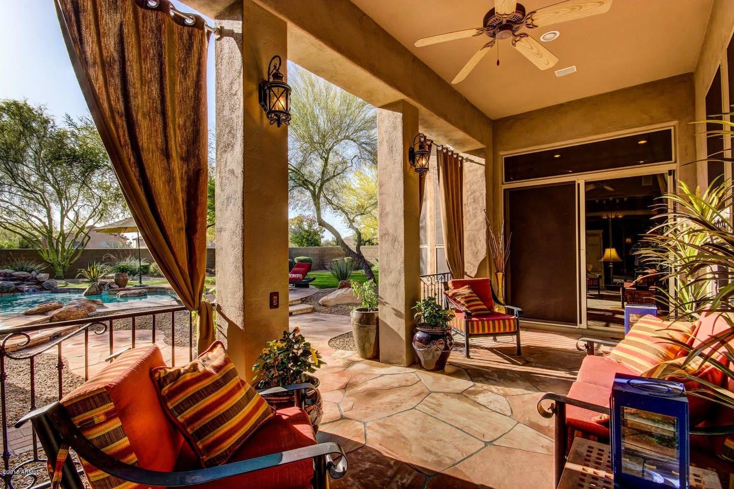 Resort like backyard w/ Heated pool. Home Theater 4