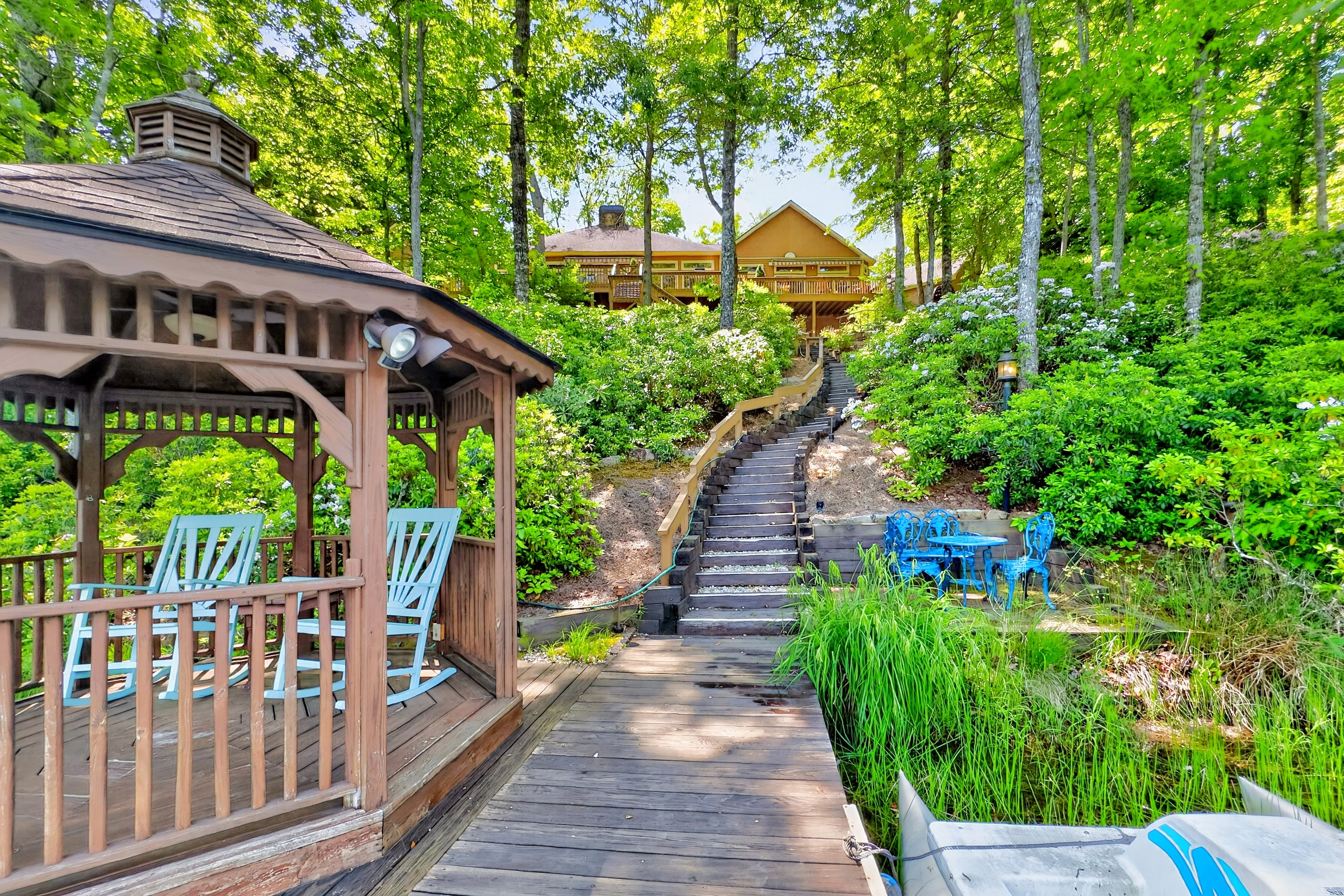 Enjoy the views from the gazebo