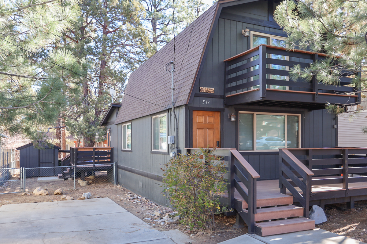 Level lot has 220v exterior outlet for charging your electric vehicle.