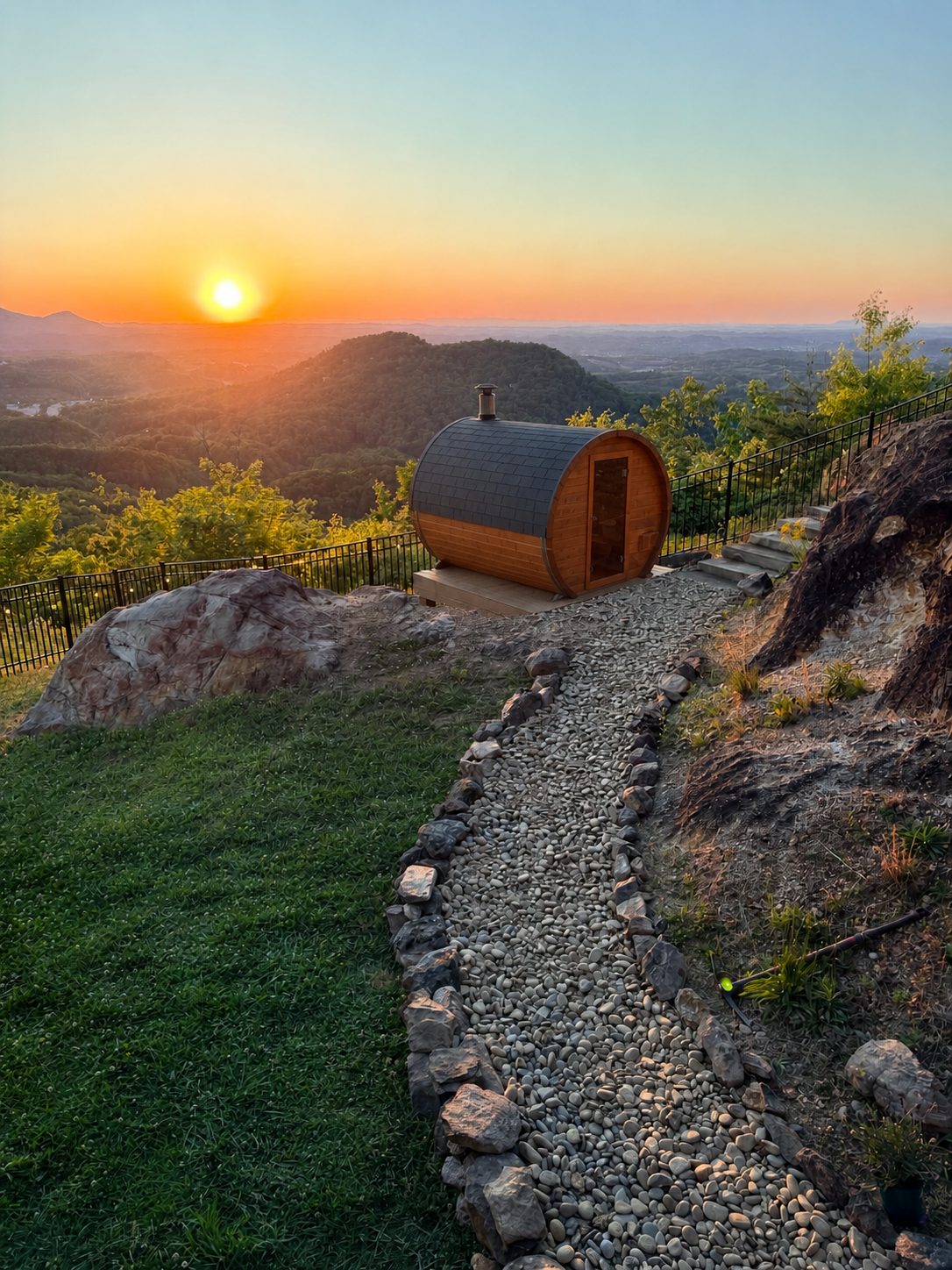 !! This is a rendering of Sauna !! Sauna to be installed in June.