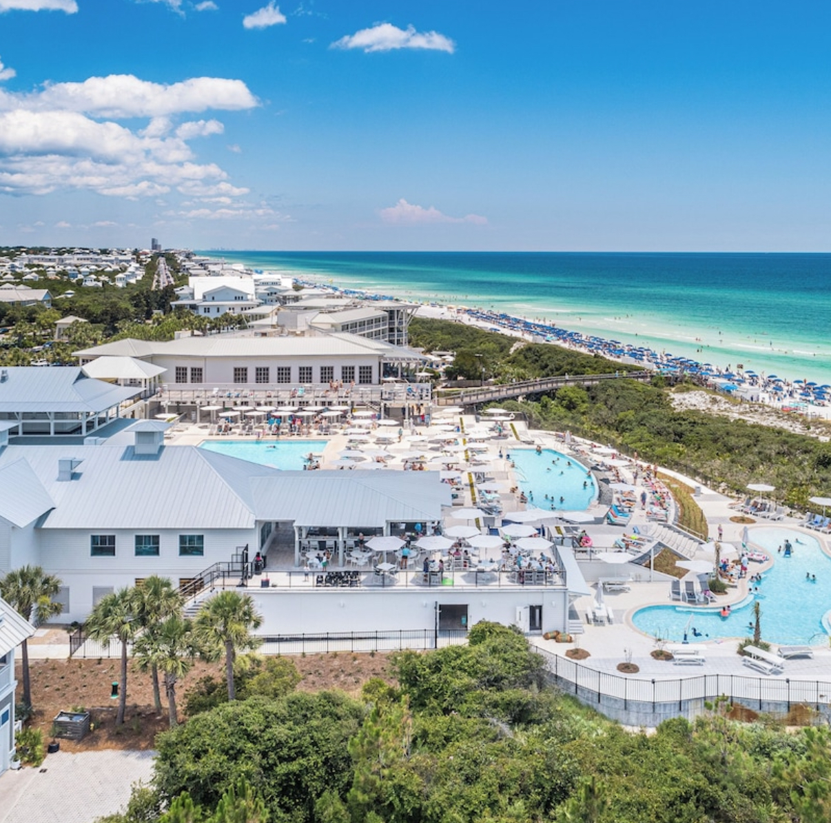 You get 6 wristbands and access to all the Watercolor amenities