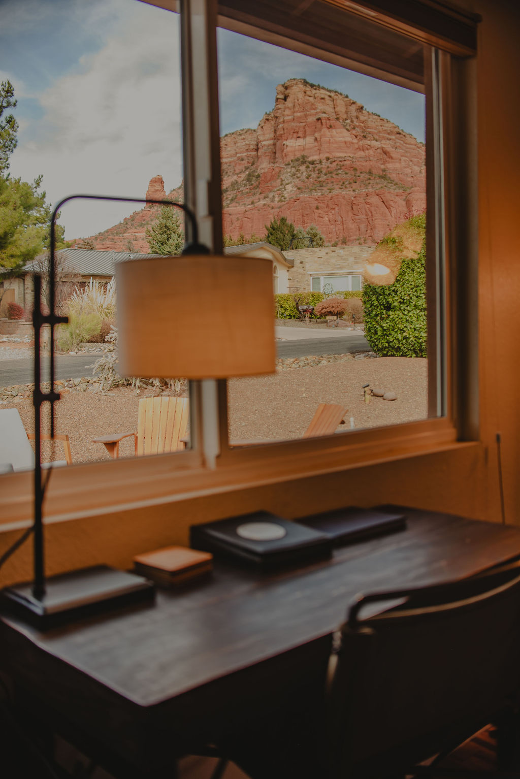 Enjoy red rock views from inside—Sedona’s beauty surrounds you