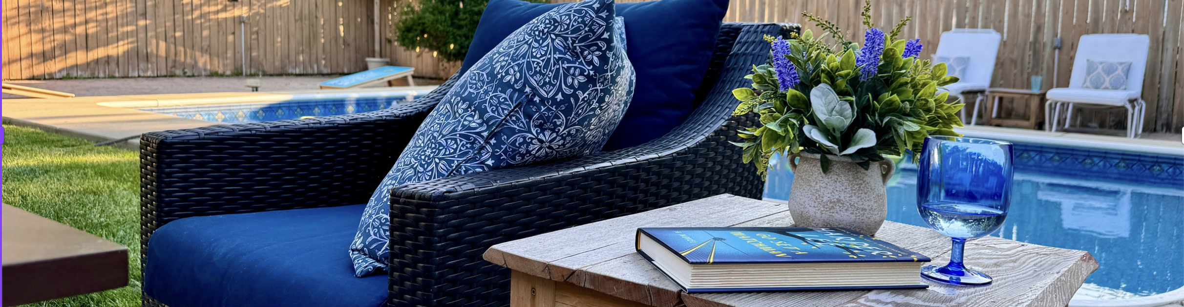 Put your feet up poolside at Daisy Lane