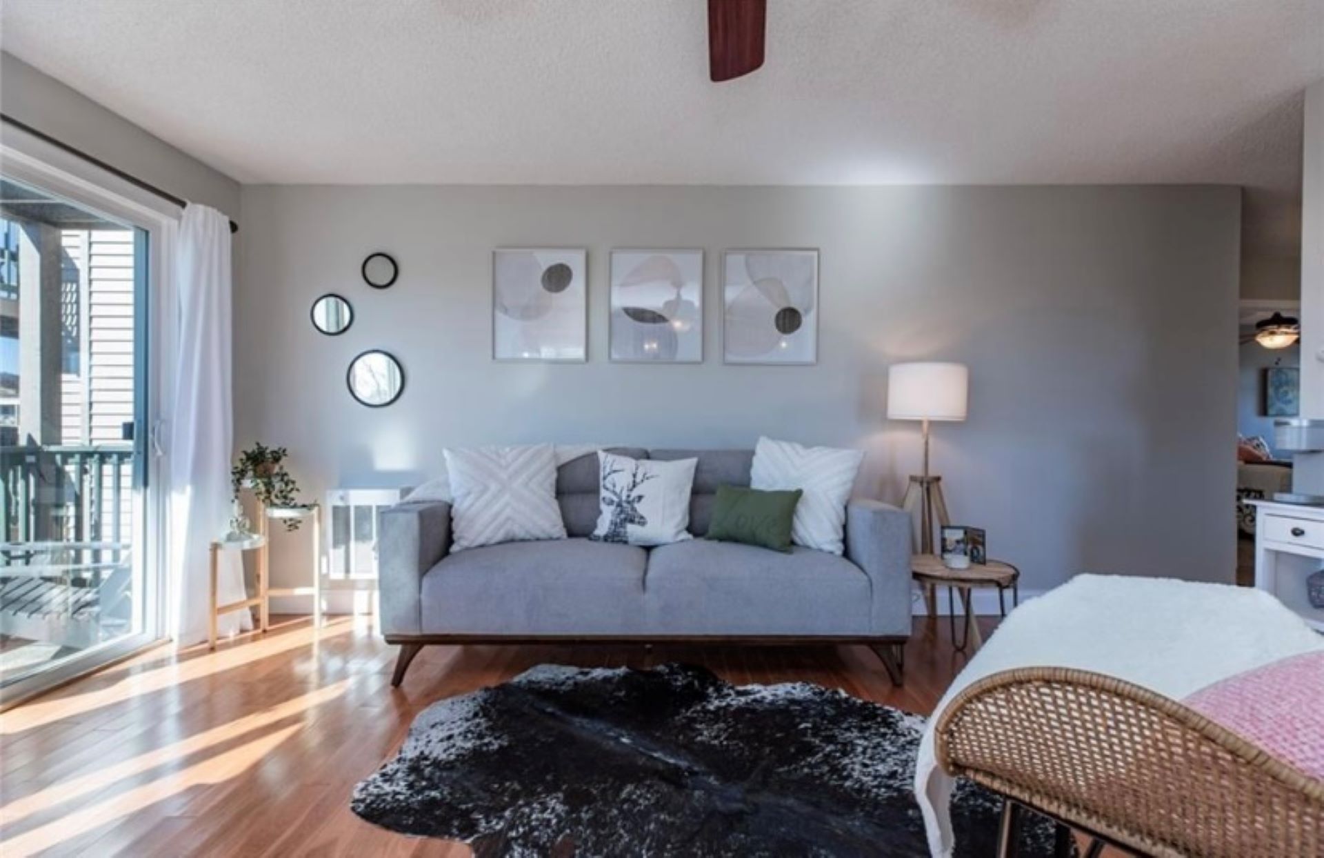 Spacious enough for the queen sized air mattress to sleep up to 6 people.