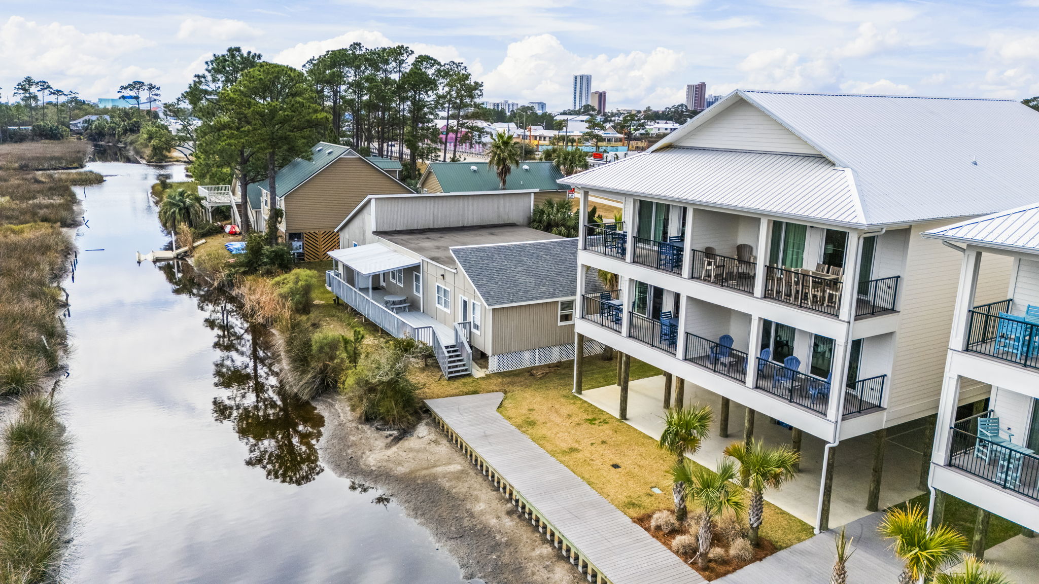 Exterior Balcony and Bayou View
