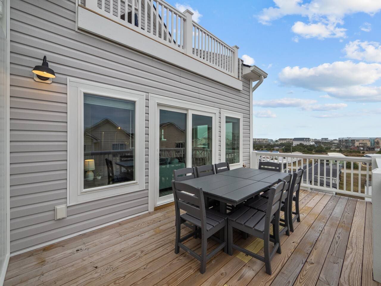 Ocean views off the 2nd floor deck