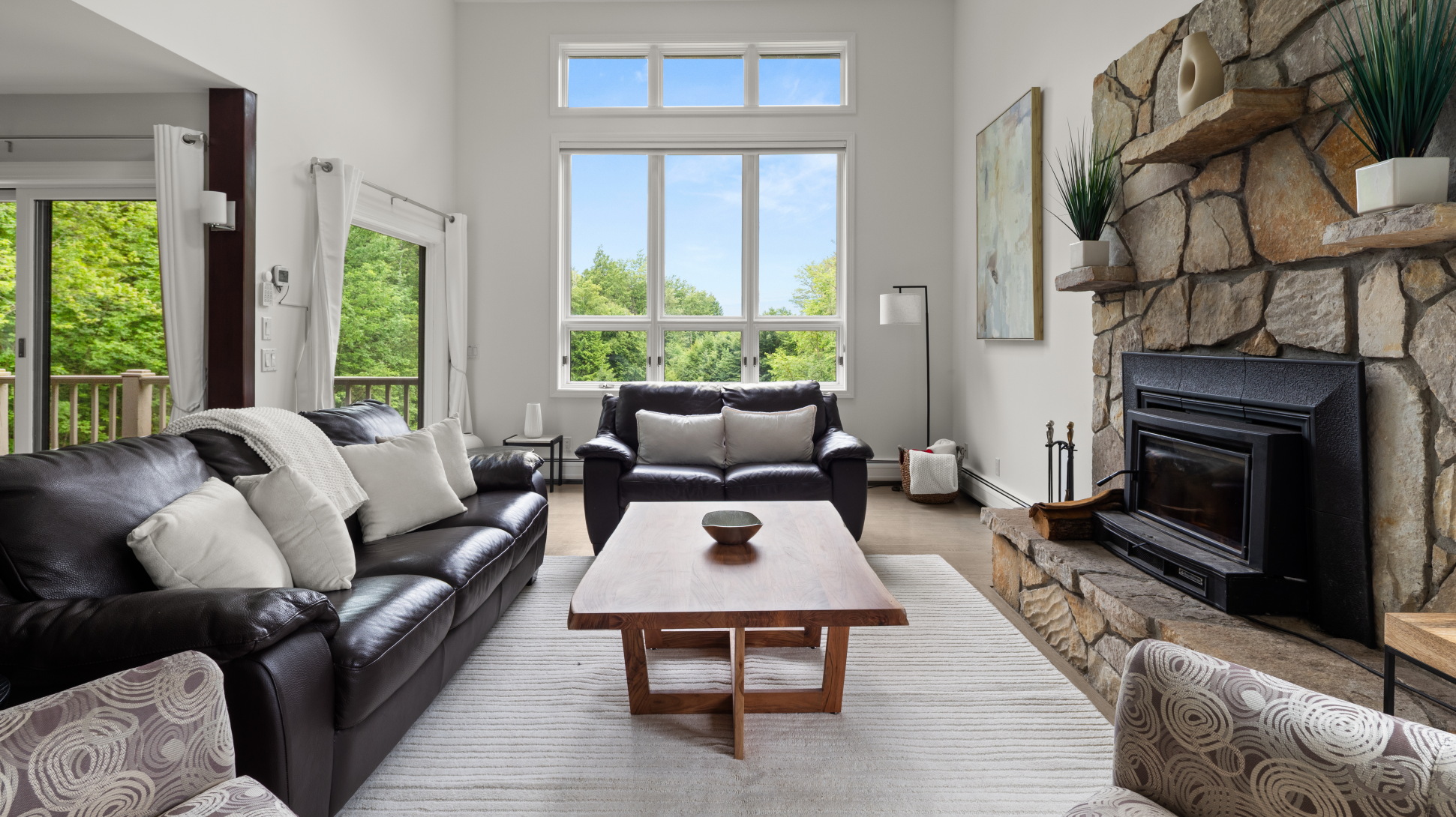 Upper level living room