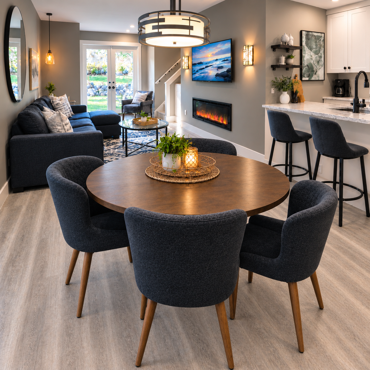 Dining and living room view!