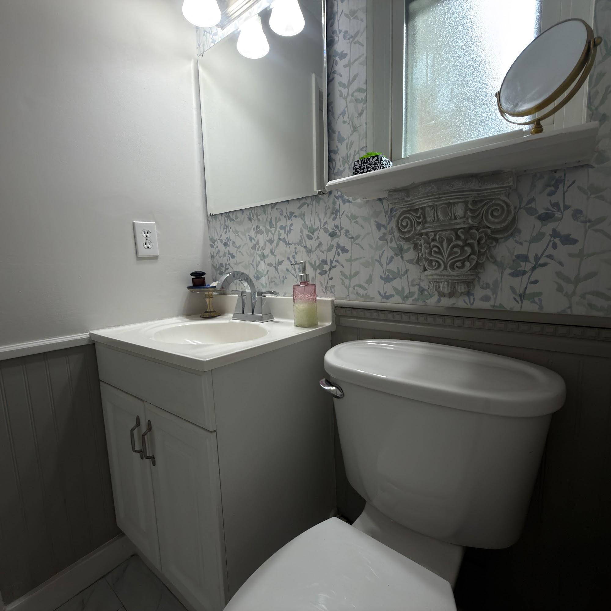 Bedroom 1 half bath vanity