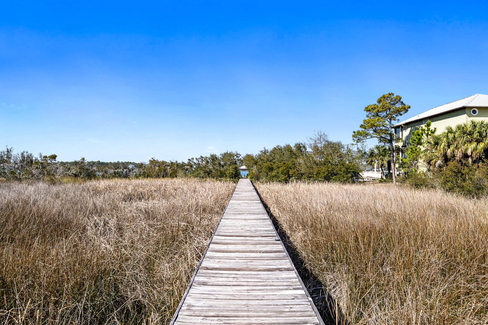 Walkway to pier
