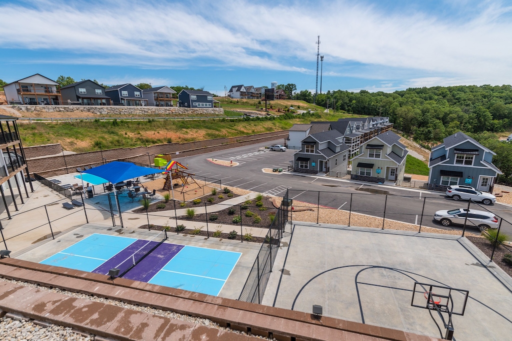 Pickle Ball and Basketball Court