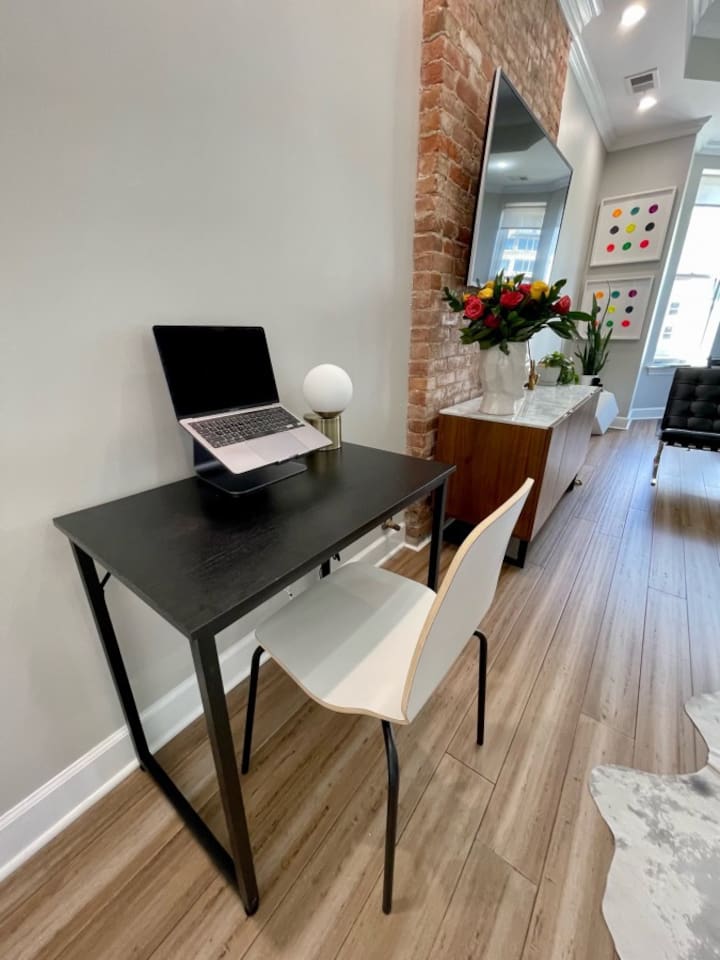 Private and comfortable workspace, designed for focus and productivity.