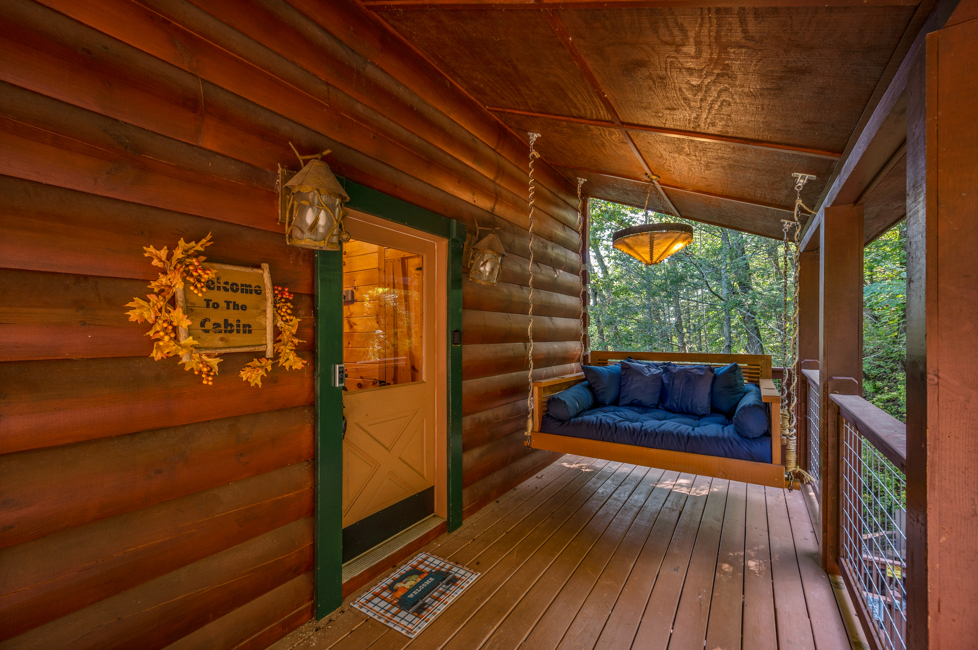 Before Going Inside Pass The Time On The Top Deck Swinging From Your Full Size Daybed