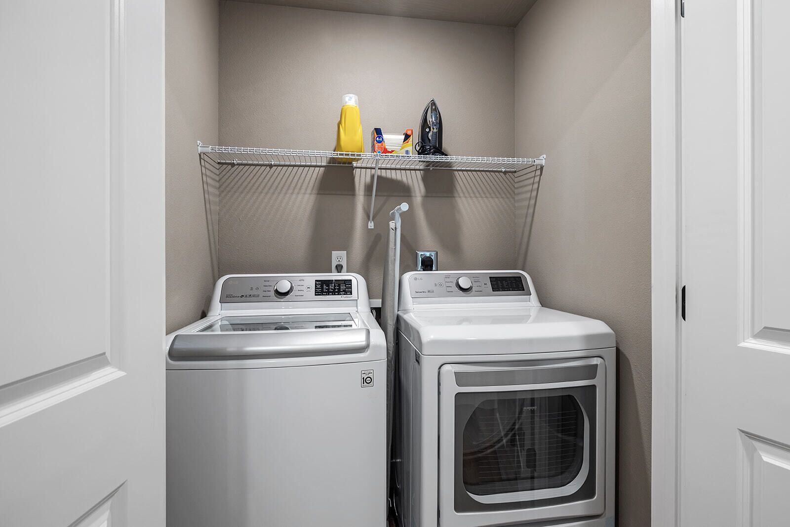 Lower Level Large Capacity Washer and Dryer