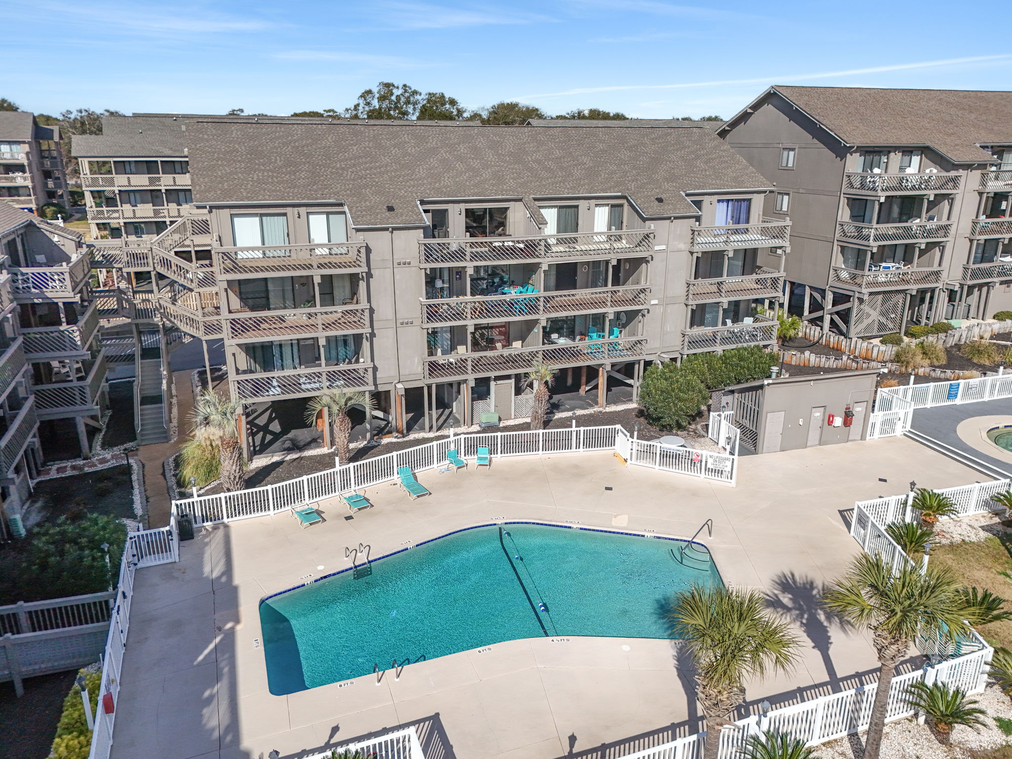 One of three pools and a hot tube to cool off in while taking in the oceanview