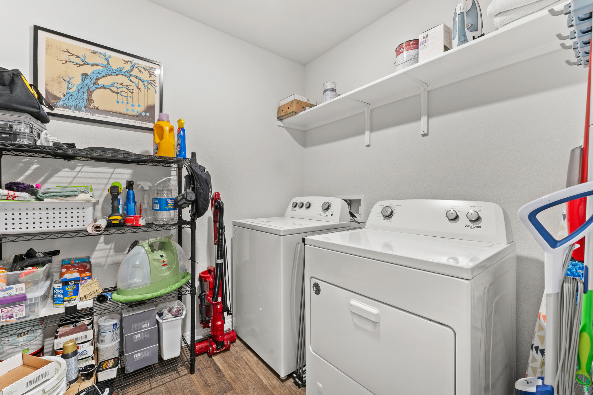 The laundry room has absolutley everything you would have at home as it's the owner's home feel free to use what you need